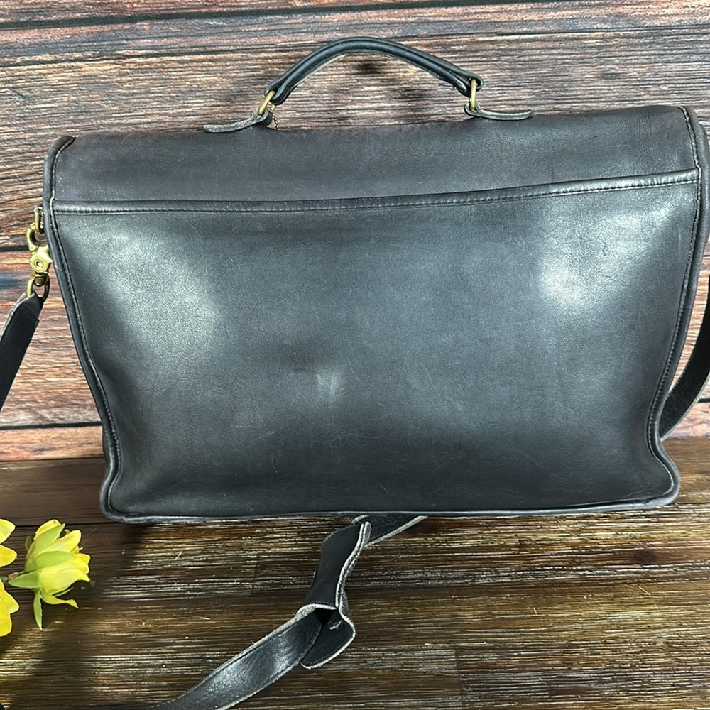 Coach Vintage Black Briefcase! - Picture 4 of 9
